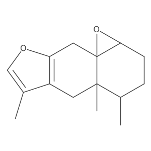 1,10-Epoxyfuranoeremophilane Structure