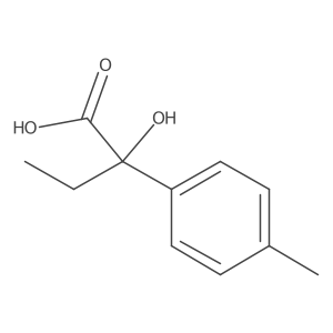 2-Hydroxy-2-(p-tolyl)butanoic acid Structure