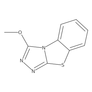 3-Methoxy-1,2,4-triazolo[3,4-b]benzothiazole结构式
