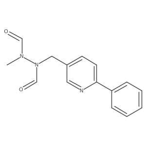 Hydrazine, 1,2-diformyl-1-methyl-2-[(6-phenyl-3-pyridyl)methyl]-结构式