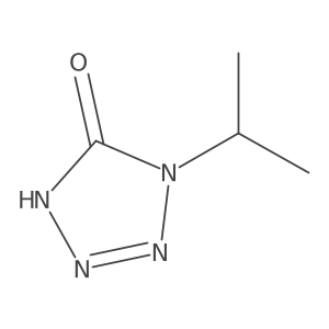 1-(isopropyl)-5(4H)-tetrazolinone结构式