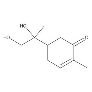 5-(1,2-Dihydroxypropan-2-yl)-2-methylcyclohex-2-en-1-one结构式