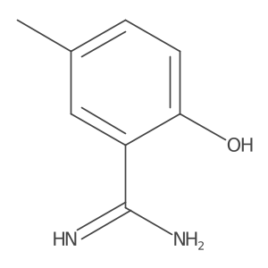 2-Hydroxy-5-methylbenzene-1-carboximidamide Structure