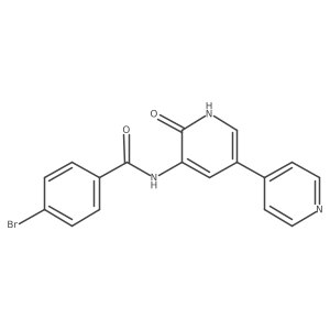 4-Bromo-N-(1,2-dihydro-2-oxo-5-(pyridin-4-yl)pyridin-3-yl)benzamide Structure