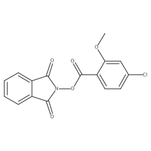 1,3-dioxo-2,3-dihydro-1H-isoindol-2-yl 4-chloro-2-methoxybenzoate结构式