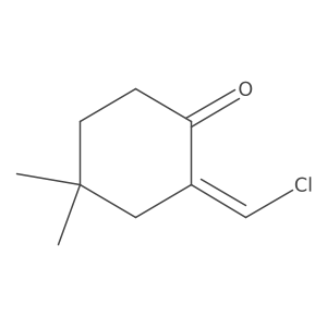 2-Chloromethylene-4,4-dimethyl-cyclohexanone结构式