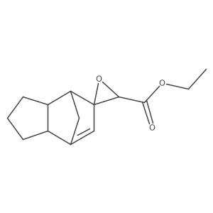 Ethyl hexahydrospiro(4,7-methano-5H-indene-5,2'-oxirane)-3'-carboxylate Structure