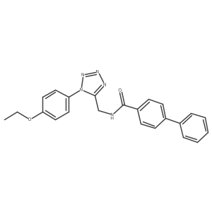 N-((1-(4-ethoxyphenyl)-1H-tetrazol-5-yl)methyl)-[1,1'-biphenyl]-4-carboxamide Structure