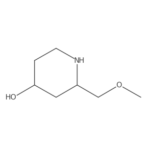 rel-(2R,4S)-2-(Methoxymethyl)-4-piperidinol结构式