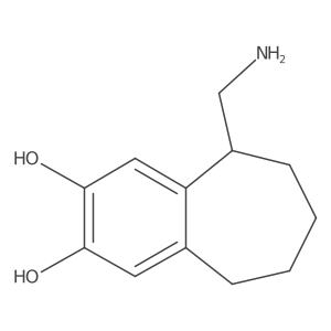 5-(aminomethyl)-6,7,8,9-tetrahydro-5H-benzo[7]annulene-2,3-diol Structure