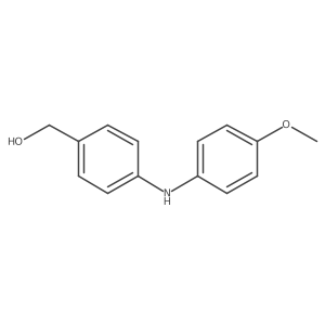[4-(4-Methoxyanilino)phenyl]methanol Structure