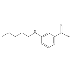 2-[(3-Methoxypropyl)amino]isonicotinic acid Structure