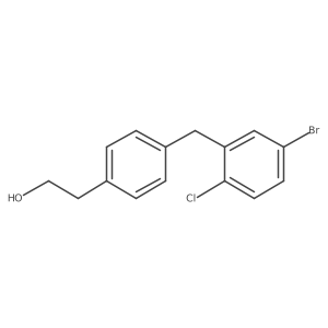 2-(4-(5-Bromo-2-chlorobenzyl)phenyl)ethanol Structure