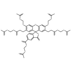 BCECF-acetoxymethyl结构式