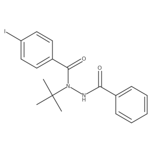 N'-benzoyl-N-tert-butyl-4-iodobenzohydrazide Structure