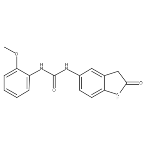 1-(2-Methoxyphenyl)-3-(2-oxoindolin-5-yl)urea Structure