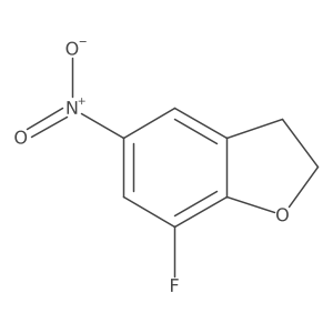 7-Fluoro-5-nitro-2,3-dihydro-benzofuran Structure