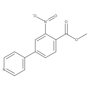 Methyl 2-nitro-4-(pyridin-4-yl)benzoate Structure