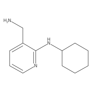 3-(aminomethyl)-N-cyclohexylpyridin-2-amine Structure