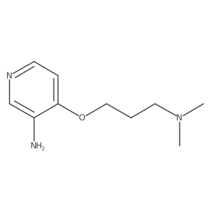 4-[3-(Dimethylamino)propoxy]pyridin-3-amine Structure