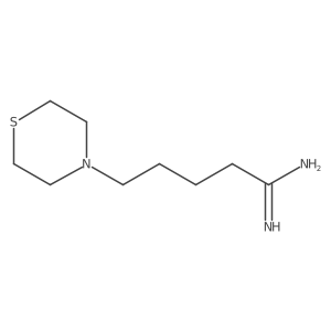 5-(Thiomorpholin-4-yl)pentanimidamide Structure