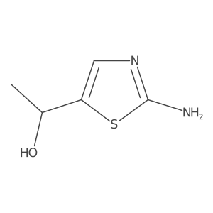 1-(2-Aminothiazol-5-yl)ethan-1-ol Structure