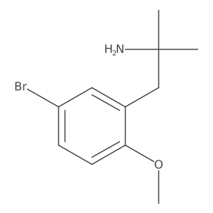 1-(5-Bromo-2-methoxyphenyl)-2-methylpropan-2-amine Structure