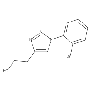 2-[1-(2-bromophenyl)-1H-1,2,3-triazol-4-yl]ethan-1-ol Structure
