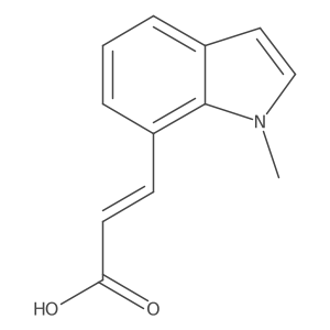 3-(1-methyl-1H-indol-7-yl)prop-2-enoic acid Structure