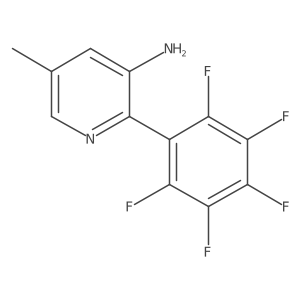 3-Amino-5-methyl-2-(perfluorophenyl)pyridine结构式