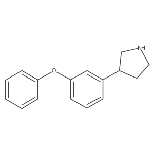 3-(3-Phenoxyphenyl)pyrrolidine Structure