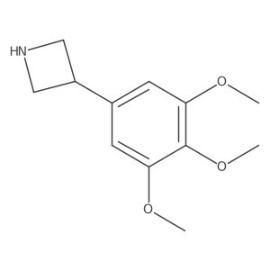 3-(3,4,5-Trimethoxyphenyl)azetidine Structure