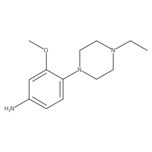 4-(4-Ethylpiperazin-1-yl)-3-methoxybenzenamine Structure