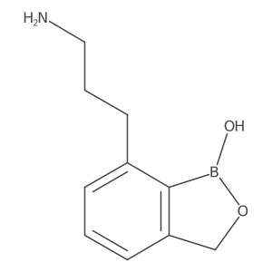 7-(3-Aminopropyl)benzo[c][1,2]oxaborol-1(3H)-ol结构式