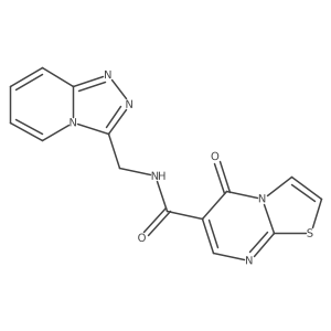 5-oxo-N-([1,2,4]triazolo[4,3-a]pyridin-3-ylmethyl)-5H-[1,3]thiazolo[3,2-a]pyrimidine-6-carboxamide Structure