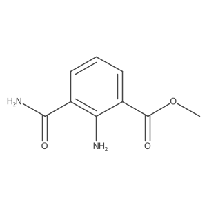 Methyl 2-amino-3-carbamoylbenzoate结构式