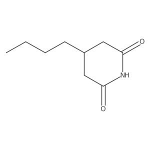 4-Butylpiperidine-2,6-dione Structure