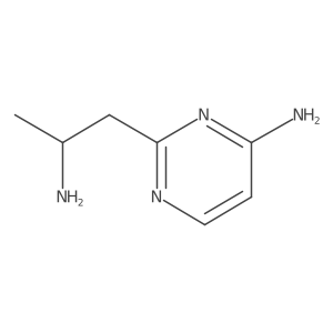 2-(2-Aminopropyl)pyrimidin-4-amine Structure