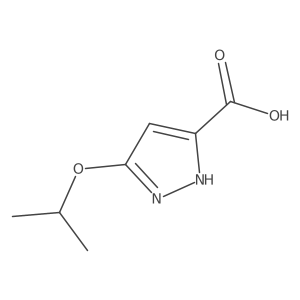 5-Isopropoxy-1H-pyrazole-3-carboxylic acid Structure