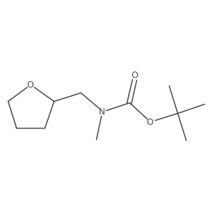 tert-butyl N-methyl-N-[(oxolan-2-yl)methyl]carbamate Structure