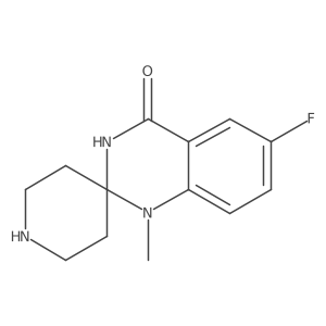 6'-Fluoro-1'-methyl-1'H-spiro[piperidine-4,2'-quinazolin]-4'(3'H)-one Structure