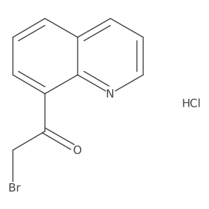 2-Bromo-1-(quinolin-8-yl)ethanone hydrochloride结构式