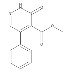 Methyl 3-oxo-5-phenyl-2,3-dihydropyridazine-4-carboxylate Structure