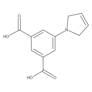 5-(2,5-Dihydro-1H-pyrrol-1-yl)isophthalic acid Structure