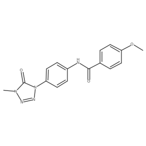 4-methoxy-N-(4-(4-methyl-5-oxo-4,5-dihydro-1H-tetrazol-1-yl)phenyl)benzamide Structure