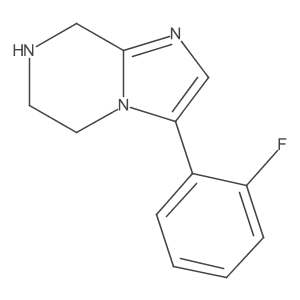 3-(2-Fluorophenyl)-5,6,7,8-tetrahydroimidazo[1,2-A]pyrazine Structure