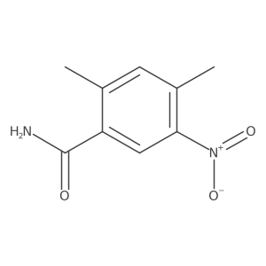 2,4-Dimethyl-5-nitrobenzamide Structure