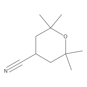 2,2,6,6-tetramethyltetrahydro-2H-pyran-4-carbonitrile Structure
