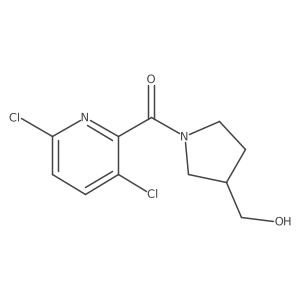 [1-(3,6-Dichloropyridine-2-carbonyl)pyrrolidin-3-yl]methanol Structure
