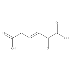(3E)-2-oxohex-3-enedioic acid Structure